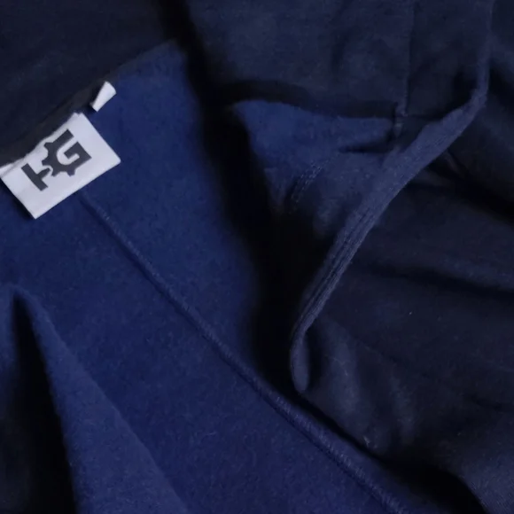 KG Logo Navy Hooded Sweatshirt Grandmothers voice - Picture 6 of 10